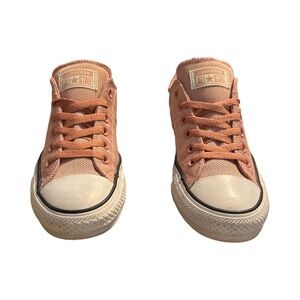 Women's Low Top-Converse Sneakers in Rust/Pink